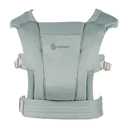 Ergobaby Embrace Soft Air Mesh Marsupio per neonati fin dai primi giorni, Marsupio porta bebè a 2 posizioni, Marsupio neonati ergonomico, Sage