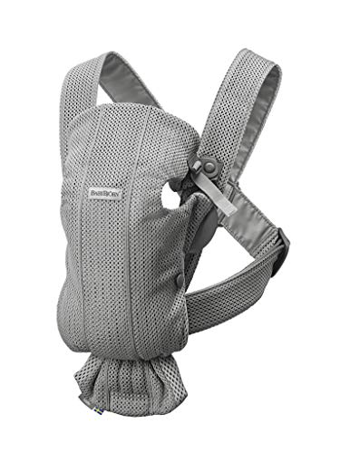 BabyBjörn Marsupio Mini Mesh 3D, Grigio