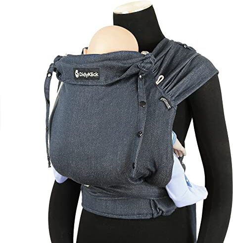 Didymos DidyKlick 4u Portapacchi per neonati e bambini da 3,5 kg fino a 20 kg, ergonomico, supporto addominale, marsupio