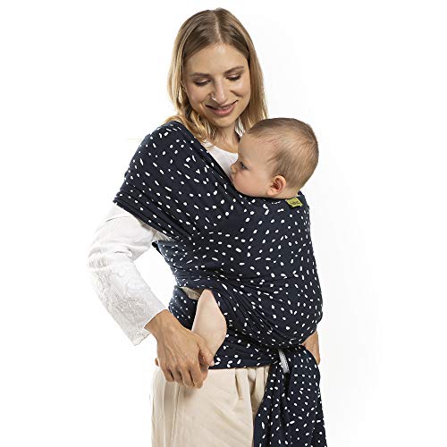 Boba Wrap Fascia Elastica Porta Bebè Neonato, Portabimbo Facile dalla nascita a 15kg (Seville)