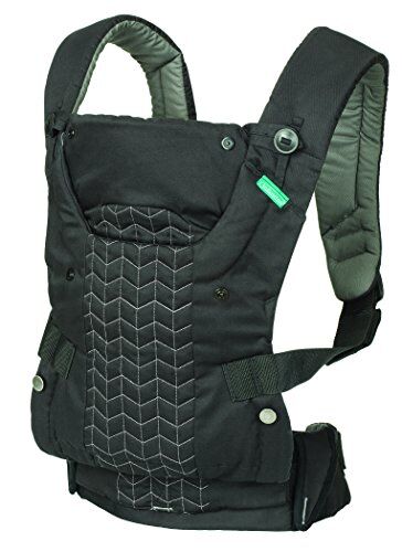 Infantino Upscale Carrier Fashionable face-in and face-out carrier, front and back carry, for newborns and toddlers 8-40 lbs / 3.5-18 kg