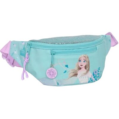 safta Frozen II Hello Spring Marsupio con tasca esterna, ideale per giovani e bambini di diverse età, comodo e versatile, qualità e resistenza, 23 x 9 x 12 cm, colore blu chiaro safta Frozen II Hello Spring Marsupio con tasca esterna, ideale per giovani e bambini di diverse età, comodo e versatile, qualità e resistenza, 23 x 9 x 12 cm, colore blu chiaro