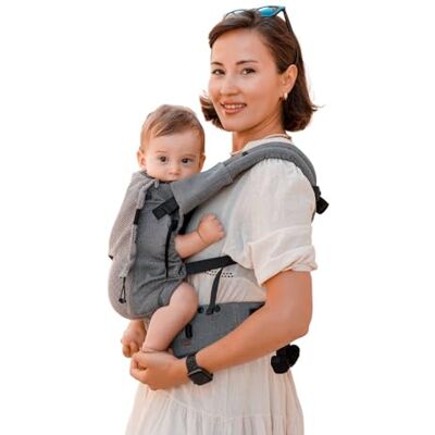 Neko Switch AIR Baby Marsupio Neonato Ergonomico da 0-24 Mesi Bold Marsupio Neonato Traspirante grazie al tessuto Light Mesh, Marsupio Certificato IHDI Neko Switch AIR Baby Marsupio Neonato Ergonomico da 0-24 Mesi Bold Marsupio Neonato Traspirante grazie al tessuto Light Mesh, Marsupio Certificato IHDI