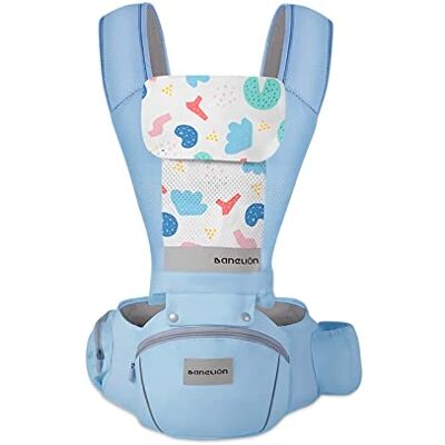 SONARIN Marsupio Neonati Ergonomico con Sedile,3D Air Mesh Portantina Traspirante Multifunzione Porta Bambino,Regolabile per Neonati e Bambini 0-36 Mesi,Tutte le Posizioni(Blu) SONARIN Marsupio Neonati Ergonomico con Sedile,3D Air Mesh Portantina Traspirante Multifunzione Porta Bambino,Regolabile per Neonati e Bambini 0-36 Mesi,Tutte le Posizioni(Blu)