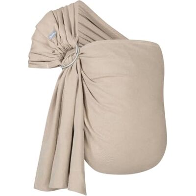 Hoppediz Ring-Sling, Fascia porta bebè per neonati e bambini con due anelli in alluminio, 0-36 mesi, 3-20 kg, Djerba Hoppediz Ring-Sling, Fascia porta bebè per neonati e bambini con due anelli in alluminio, 0-36 mesi, 3-20 kg, Djerba