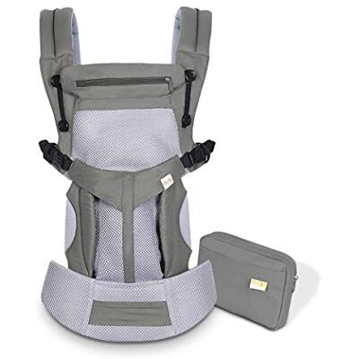 SONARIN Premium Traspirante Marsupio Neonati Ergonomico,Baby Carrier,Porta Bebè,Cappuccio Rimovibile,da neonato a bambino (0-48 mesi),Supporto per la Testa,Carico massimo 20 kg(Grigio Scuro) SONARIN Premium Traspirante Marsupio Neonati Ergonomico,Baby Carrier,Porta Bebè,Cappuccio Rimovibile,da neonato a bambino (0-48 mesi),Supporto per la Testa,Carico massimo 20 kg(Grigio Scuro)