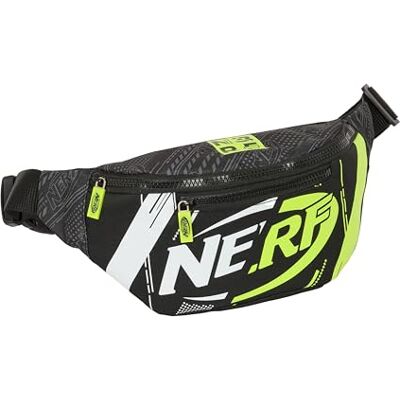 safta Nerf Get Ready Marsupio con tasca esterna, ideale per giovani e bambini di diverse età, comodo e versatile, qualità e resistenza, 23 x 9 x 12 cm, colore: nero, Nero, Estándar, Casual safta Nerf Get Ready Marsupio con tasca esterna, ideale per giovani e bambini di diverse età, comodo e versatile, qualità e resistenza, 23 x 9 x 12 cm, colore: nero, Nero, Estándar, Casual
