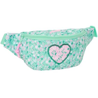 safta Cuore Marsupio con tasca esterna, ideale per giovani e bambini di diverse età, comodo e versatile, qualità e resistenza, 23 x 9 x 12 cm, Menta, M, Casual safta Cuore Marsupio con tasca esterna, ideale per giovani e bambini di diverse età, comodo e versatile, qualità e resistenza, 23 x 9 x 12 cm, Menta, M, Casual
