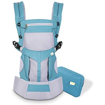 SONARIN Premium Traspirante Marsupio Neonati Ergonomico,Baby Carrier,Porta Bebè,Cappuccio Rimovibile,da neonato a bambino (0-48 mesi),Supporto per la Testa,Carico massimo 20 kg(Blu) SONARIN Premium Traspirante Marsupio Neonati Ergonomico,Baby Carrier,Porta Bebè,Cappuccio Rimovibile,da neonato a bambino (0-48 mesi),Supporto per la Testa,Carico massimo 20 kg(Blu)