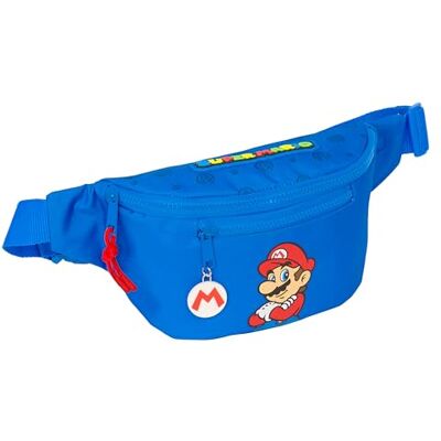 safta Super Mario Play Marsupio con tasca esterna, ideale per giovani e bambini di diverse età, comodo e versatile, qualità e resistenza, 23 x 9 x 12 cm, colore: blu/rosso, blu/rosso, Estándar, Casual safta Super Mario Play Marsupio con tasca esterna, ideale per giovani e bambini di diverse età, comodo e versatile, qualità e resistenza, 23 x 9 x 12 cm, colore: blu/rosso, blu/rosso, Estándar, Casual