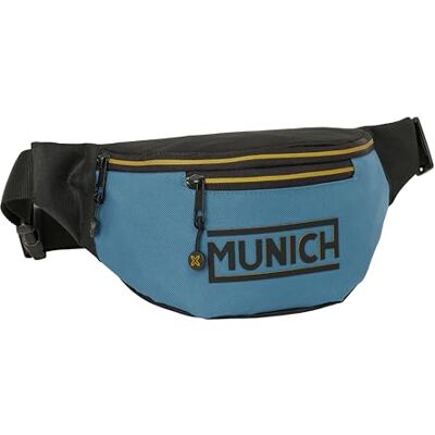 safta MUNICH Marsupio con tasca esterna, ideale per giovani e bambini di diverse età, comodo e versatile, qualità e resistenza, 23 x 9 x 12 cm safta MUNICH Marsupio con tasca esterna, ideale per giovani e bambini di diverse età, comodo e versatile, qualità e resistenza, 23 x 9 x 12 cm