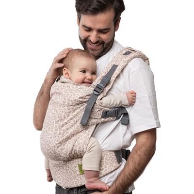 Boba X Marsupio Ergonomico Neonato-Bimbo, Regolabile, Leopardo Sabbia Pannello e Spallacci Regolabili, cresce da 3 a 20 kg, Spalle Imbottite, Porta Frontale e Schiena per ogni corporatura. Boba X Marsupio Ergonomico Neonato-Bimbo, Regolabile, Leopardo Sabbia Pannello e Spallacci Regolabili, cresce da 3 a 20 kg, Spalle Imbottite, Porta Frontale e Schiena per ogni corporatura.