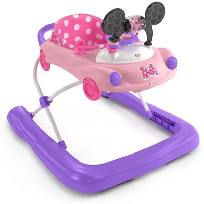 Bright Starts , Disney Baby, Girello 3 in 1 Go, Go Bows MINNIE MOUSE, rosa e viola, 6-24 mesi Bright Starts , Disney Baby, Girello 3 in 1 Go, Go Bows MINNIE MOUSE, rosa e viola, 6-24 mesi