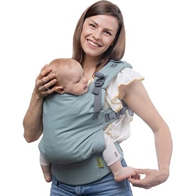 Boba X Marsupio Ergonomico Neonato-Bimbo, Regolabile, Spuma di Mare Pannello e Spallacci Regolabili, cresce da 3 a 20 kg, Spalle Imbottite, Porta Frontale e Schiena per ogni corporatura. Boba X Marsupio Ergonomico Neonato-Bimbo, Regolabile, Spuma di Mare Pannello e Spallacci Regolabili, cresce da 3 a 20 kg, Spalle Imbottite, Porta Frontale e Schiena per ogni corporatura.