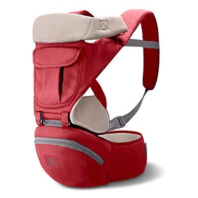 SONARIN 3 in 1 Multifunzione Hipseat Marsupio Baby Carrier,Porta bebè,Portantina per bebè,Tutte le stagioni,Ergonomico(Rosso) SONARIN 3 in 1 Multifunzione Hipseat Marsupio Baby Carrier,Porta bebè,Portantina per bebè,Tutte le stagioni,Ergonomico(Rosso)