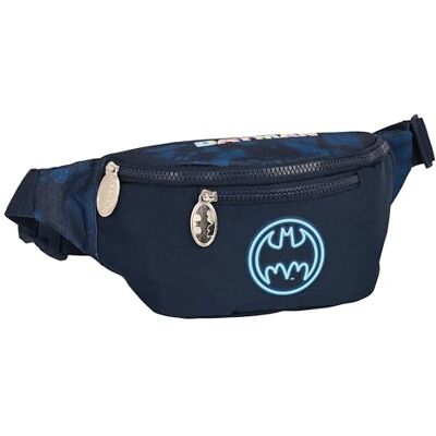safta Batman Legendary Marsupio con tasca esterna, ideale per giovani e bambini di diverse età, comodo e versatile, qualità e resistenza, 23 x 9 x 12 cm, colore blu marino safta Batman Legendary Marsupio con tasca esterna, ideale per giovani e bambini di diverse età, comodo e versatile, qualità e resistenza, 23 x 9 x 12 cm, colore blu marino