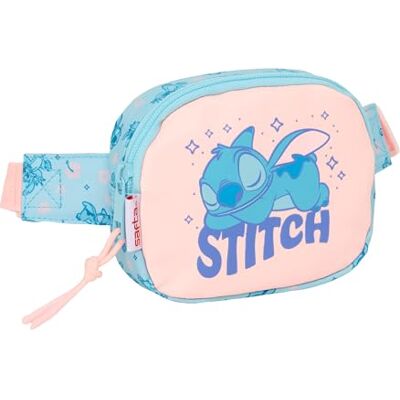 safta STITCH OHANA Marsupio per bambini, ideale per giovani e bambini di diverse età, comodo e versatile, qualità e resistenza, 14 x 4 x 11 cm safta STITCH OHANA Marsupio per bambini, ideale per giovani e bambini di diverse età, comodo e versatile, qualità e resistenza, 14 x 4 x 11 cm