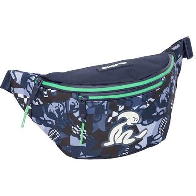 safta El Bambino NAVY Marsupio con tasca esterna, ideale per giovani e bambini di diverse età, comodo e versatile, qualità e resistenza, 23 x 9 x 12 cm safta El Bambino NAVY Marsupio con tasca esterna, ideale per giovani e bambini di diverse età, comodo e versatile, qualità e resistenza, 23 x 9 x 12 cm