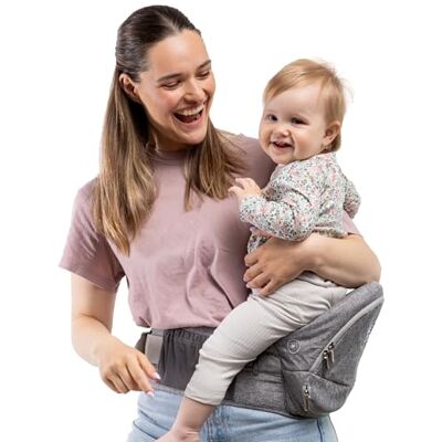 Beco Marsupio Seduta ad Anca Pieghevole, 4-in-1, 0-36 Mesi, Grigio Si piega piatto nella borsa cambio, Seduta di Supporto che allevia braccia e schiena, si adatta da 0 a 36 mesi. Beco Marsupio Seduta ad Anca Pieghevole, 4-in-1, 0-36 Mesi, Grigio Si piega piatto nella borsa cambio, Seduta di Supporto che allevia braccia e schiena, si adatta da 0 a 36 mesi.