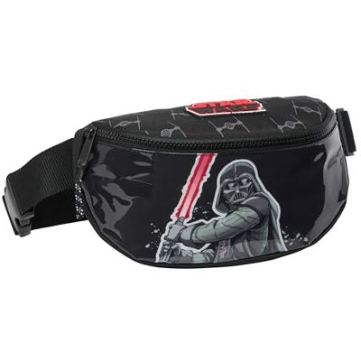 safta Star Wars The Fighter Marsupio per bambini, ideale per giovani e bambini di diverse età, comodo e versatile, qualità e resistenza, 23 x 9 x 14 cm, colore: nero, Nero, Estándar, Casual safta Star Wars The Fighter Marsupio per bambini, ideale per giovani e bambini di diverse età, comodo e versatile, qualità e resistenza, 23 x 9 x 14 cm, colore: nero, Nero, Estándar, Casual