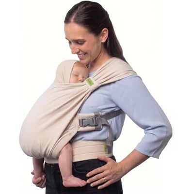Boba Bliss Fascia Porta Bebè Preannodata, Neonato, Pietra Bio Fascia Ibrida Elastica da indossare in pochi secondi, senza nodi, certificata Sana per le Anche, Sostegno Testa, 0-18 mesi. Boba Bliss Fascia Porta Bebè Preannodata, Neonato, Pietra Bio Fascia Ibrida Elastica da indossare in pochi secondi, senza nodi, certificata Sana per le Anche, Sostegno Testa, 0-18 mesi.