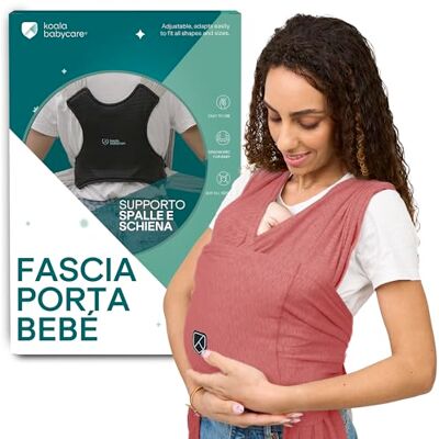 Koala Babycare Fascia Porta Bebe Neonato Facile da Indossare, Regolabile e Unisex Marsupio Neonati Multiuso Adatto Fino a 9kg Fascia Porta Bambino Antracite Koala Babycare Fascia Porta Bebe Neonato Facile da Indossare, Regolabile e Unisex Marsupio Neonati Multiuso Adatto Fino a 9kg Fascia Porta Bambino Antracite
