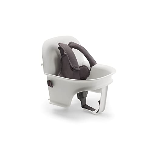 Bugaboo Giraffe Set Baby per la Sedia Evolutiva  Giraffe, per Bambini di 6-36 Mesi, con Seggiolino e Cintura di Sicurezza a 5 Punti, Regolabile con Una Sola Mano, Bianco