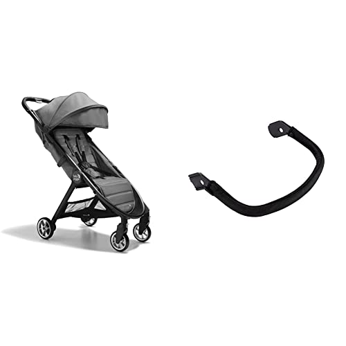 BABY JOGGER Passeggino compatto leggero City Tour2 Shadow Grey & 2082704 City Tour2 Maniglione di Sicurezza per City Tour2, Nero