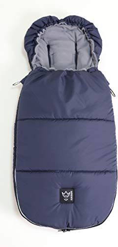 Kaiser Sacco coprigambe per passeggino Joie, LUKKY, , blu navy