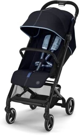 Cybex Gold Passeggino Beezy con Cintura One-Pull, Per Bambini dalla Nascita Fino a 4 Anni (Max. 22 kg), Compatto e Ergonomico, Ocean Blue (Blu)