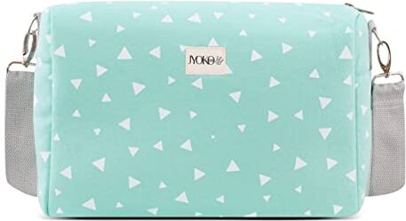 JYOKO KIDS Borsa per passeggino Tessuo di punto, Borsa organizer per neonati (Piccolo 30 x 20 x 10, (Mint Sparkles)