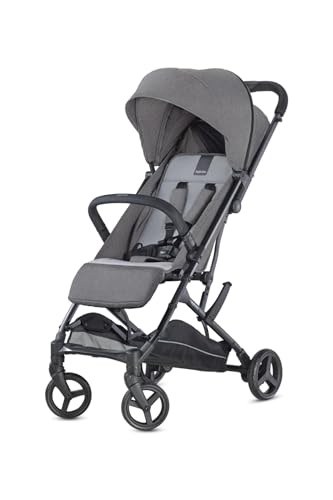 Inglesina Sketch Passeggino Leggero e Compatto, Grigio, Confortevole, fino a 17kg, Chiusura una Mano, UPF 50+