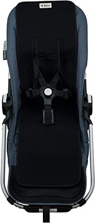 JYOKO KIDS Materasso per passeggino gemellare in cotone (BLACK SERIES)