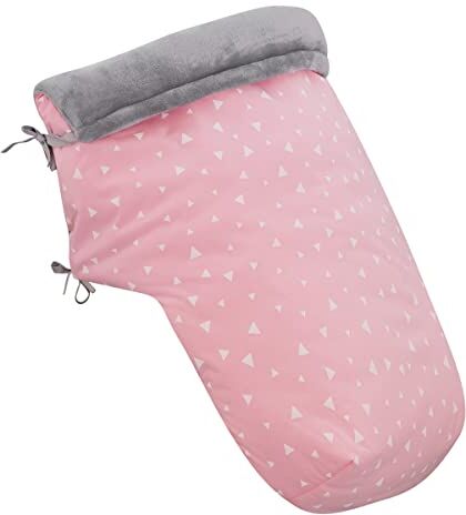 JYOKO KIDS Sacco coperta bambino copri piedi per passeggino, Fleece extra morbido per l'inverno (PINK SPARKLES, FLEECE 80 Cm)