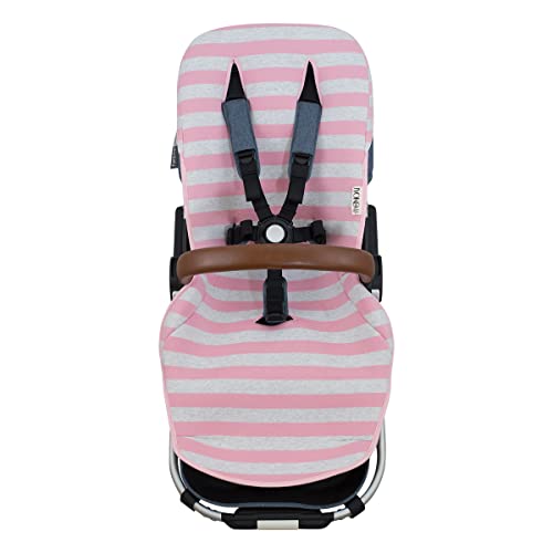 JYOKO KIDS Materassino per passeggino compatibile con Bugabbo Donkey in cotone 100% (Pink Island)