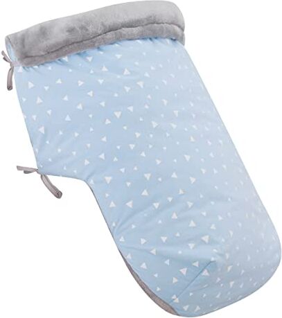 JYOKO KIDS Sacco coperta bambino copri piedi per passeggino, Fleece extra morbido per l'inverno (BLUE SPARKLES, FLEECE 80 Cm)