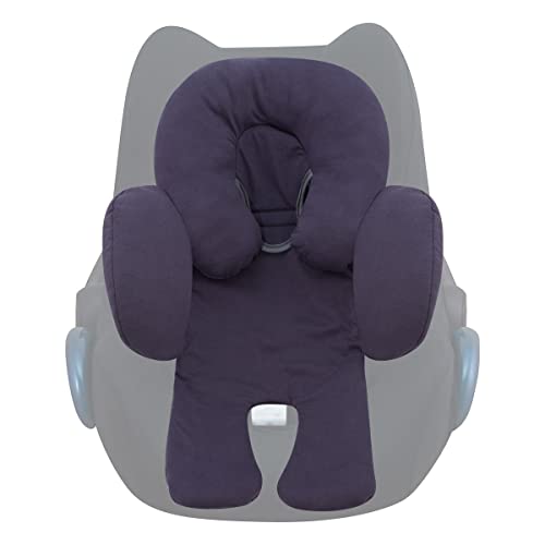 JYOKO KIDS Riduttore Antiallergico universale per Ovetto, Passeggino, Navicella 100% cotone (Marengo, Supporto per testa e corpo)