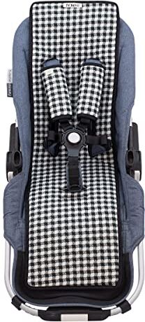 JYOKO KIDS Materasso per passeggino gemellare in cotone (Vichy)