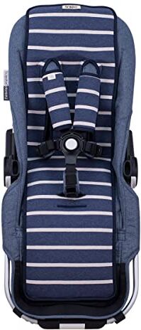 JYOKO KIDS Materasso per passeggino gemellare in cotone (SAILOR STRIPES)