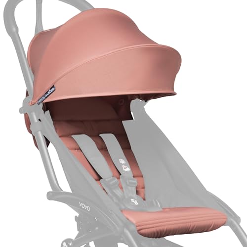 Stokke Rivestimento colorato 6+ BABYZEN YOYO Ginger Solo tessuti: Cuscino, Cappottina abbinata e tasca posteriore con cerniera Richiede il telaio YOYO2 (Venduto a parte)