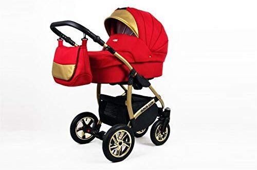 SaintBaby Passeggino Trio 3in1 2in1 Isofix Ovetto Compatto Gold-Deluxe by  Scarlet 3in1 con Ovetto