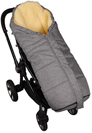 Kaiser Sacco coprigambe per passeggino X-Large, grigio