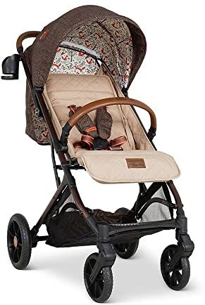 Cosatto Woosh Trail Passeggino Birth-25 kg, sospensioni multiterreno, pieghevole compatto e autoportante, cappuccio UPD100+, parapioggia gratuita (Foxford Hall)