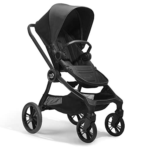 BABY JOGGER City Sights Passeggino 4 ruote grandi, per tutti i terreni, seduta reversibile, richiudibile con una mano, convertibile in sistema modulare con carrozzina, da 0 fino a 22kg Rich Black