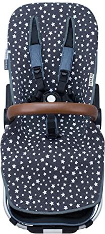 JYOKO KIDS Materassino per passeggino compatibile con Bugabbo Donkey in cotone 100% (Winter Sky)