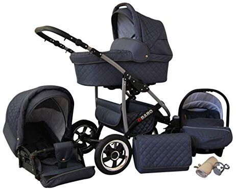 SaintBaby Passeggino Trio 3in1 2in1 Isofix Ovetto Compatto Q-Step by  grafite 3in1 con Ovetto