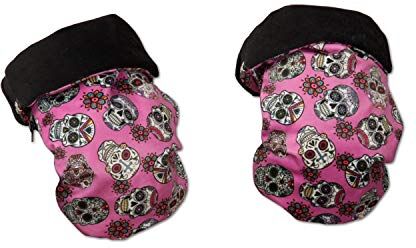 Babyline Lovely Skull – guanti, Unisex, colore: Fucsia