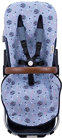 JYOKO KIDS Materassino per passeggino compatibile con Bugabbo Donkey in cotone 100% (Spike)