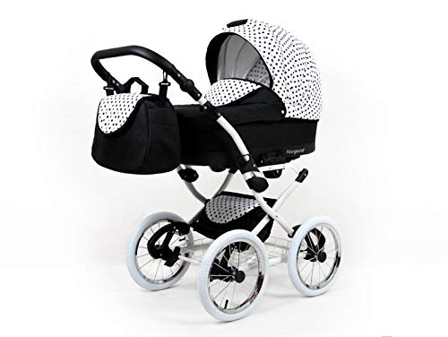 SaintBaby Passeggino Trio 3in1 2in1 Isofix Ovetto Compatto Nostalgica by  Black Dots 3in1 con Ovetto