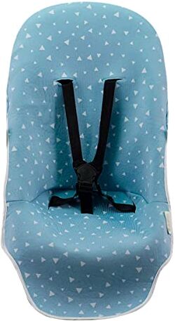 JYOKO KIDS Materassino per passeggino compatibile con Bugaboo Cameleon 2 in cotone 100% (Blue Sparkles)